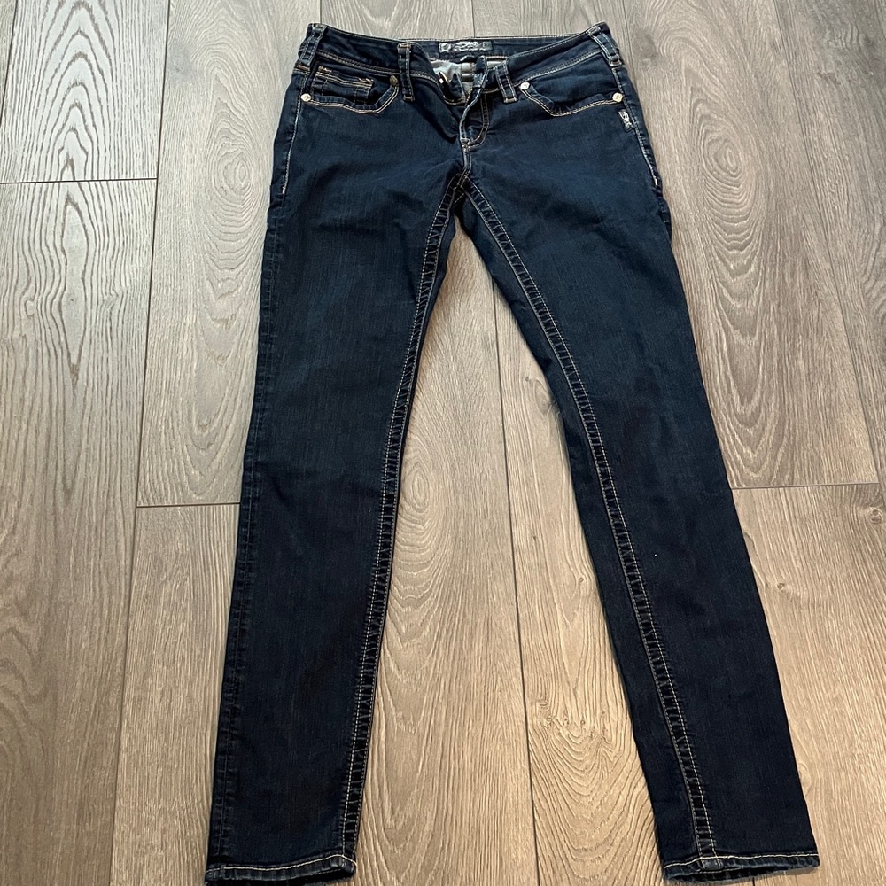 Silver Jeans Women's Midnight Blue Skinny Jeans